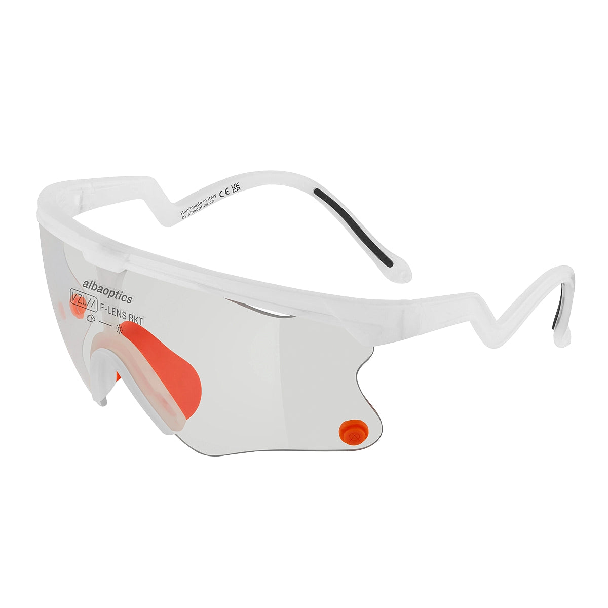 ALBA OPTICS Eyewear DELTA - WHITE ULTRA VZUM™ FLENS ROCKET