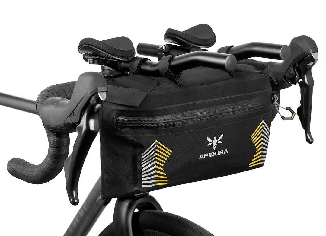 APIDURA Racing Handlebar Pack 5L - Grey-Handlebar Bags-14447750