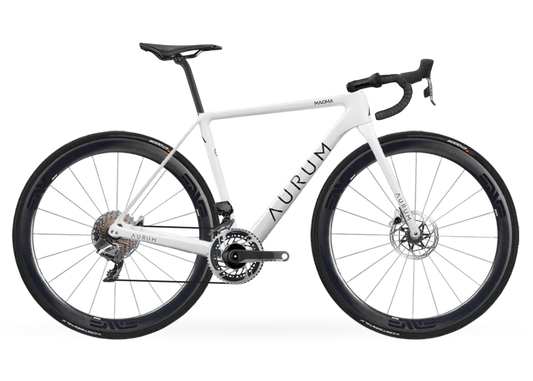 AURUM Complete Bike Road Sram Red AXS Artic White - Enve SES