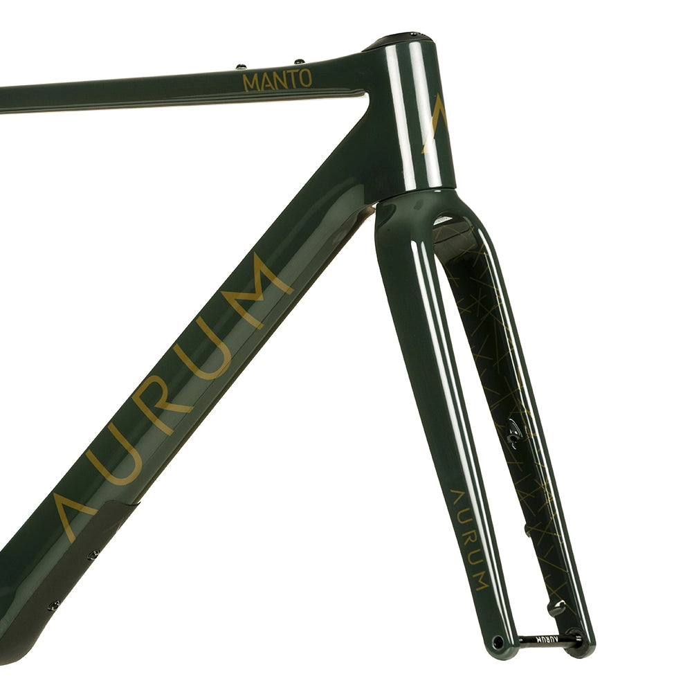 AURUM Manto Gravel Bike Disc Frameset - Green Asturias-Complete Road Bikes-