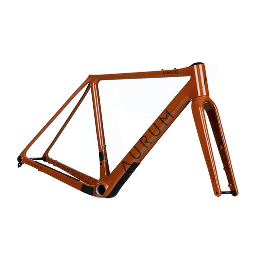 AURUM Manto Gravel Bike Disc Frameset - Orange Mediterraneo-Complete Road Bikes-