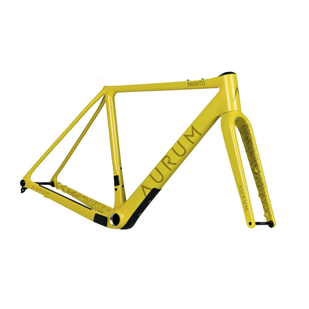 AURUM Manto Gravel Bike Disc Frameset - Yellow Castilla-Complete Road Bikes-