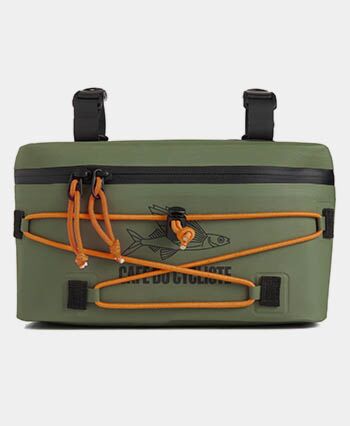 CAFE DU CYCLISTE Handlebar Bag - Khaki-Handlebar Bags-3700955401880