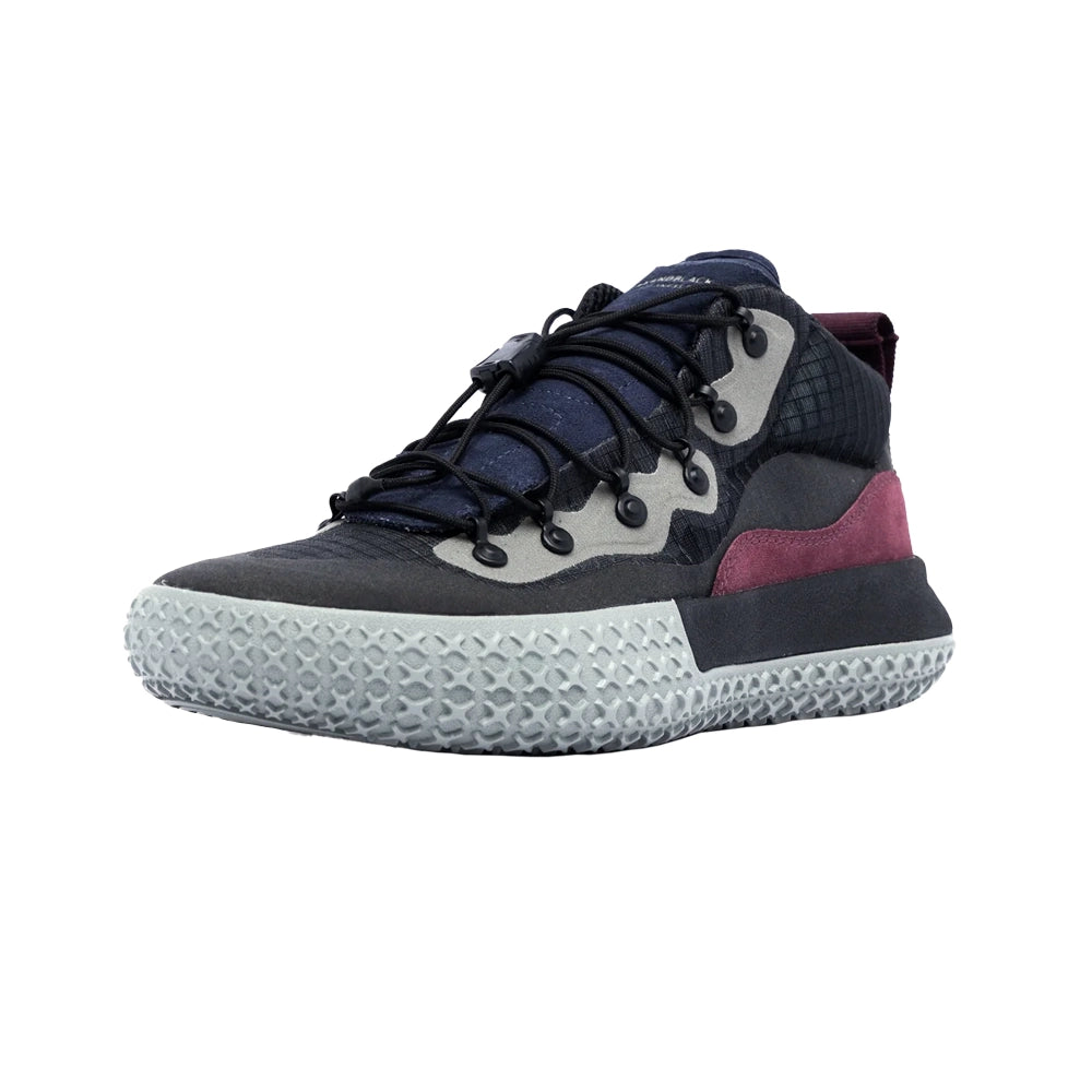 BRANDBLACK Sansin Evo Casual Shoes - BKON Black/Grey/Burgundy-Casual Shoes-