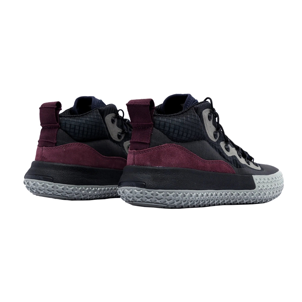 BRANDBLACK Sansin Evo Casual Shoes - BKON Black/Grey/Burgundy-Casual Shoes-