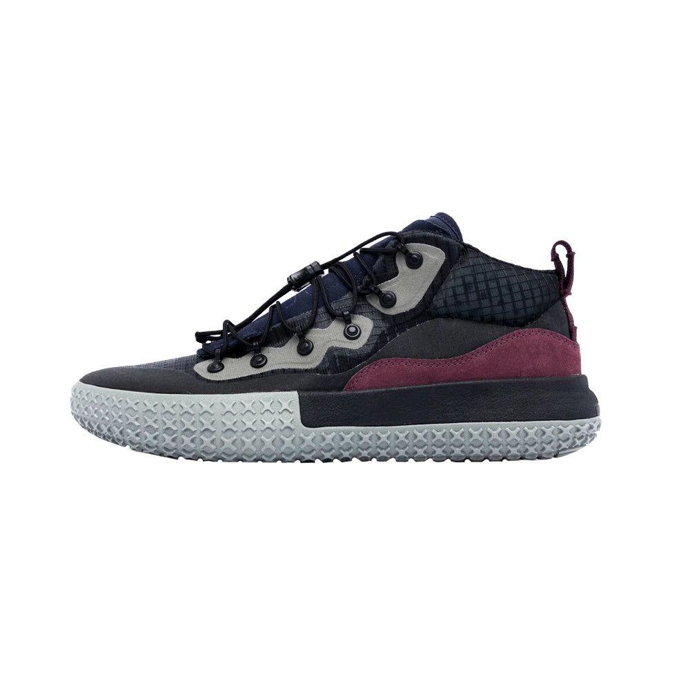 BRANDBLACK Sansin Evo Casual Shoes - BKON Black/Grey/Burgundy-Casual Shoes-