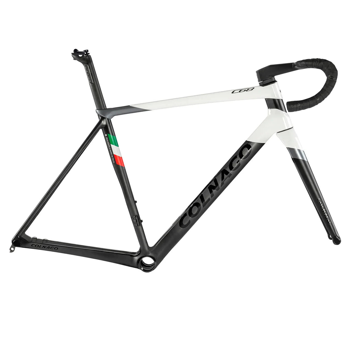 COLNAGO C68 Frameset Cockpit not included - Black/White HRWH-Road Frameset-