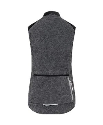 CAFE DU CYCLISTE Albertine Women Gilet - Black-Gilets-3700955356296