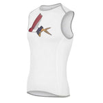 CAFE DU CYCLISTE Cecilia Sleeveless Mesh Baselayer - Fly Fish-Baselayers-