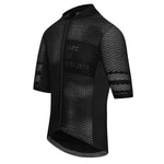 CAFE DU CYCLISTE Christelle Ultralight Cycling Jersey - Black-Jerseys-