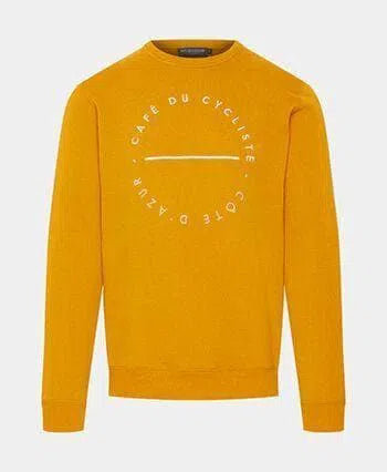 CAFE DU CYCLISTE Clementine Sweatshirt - Mustard-Sweatshirts-3700955360125