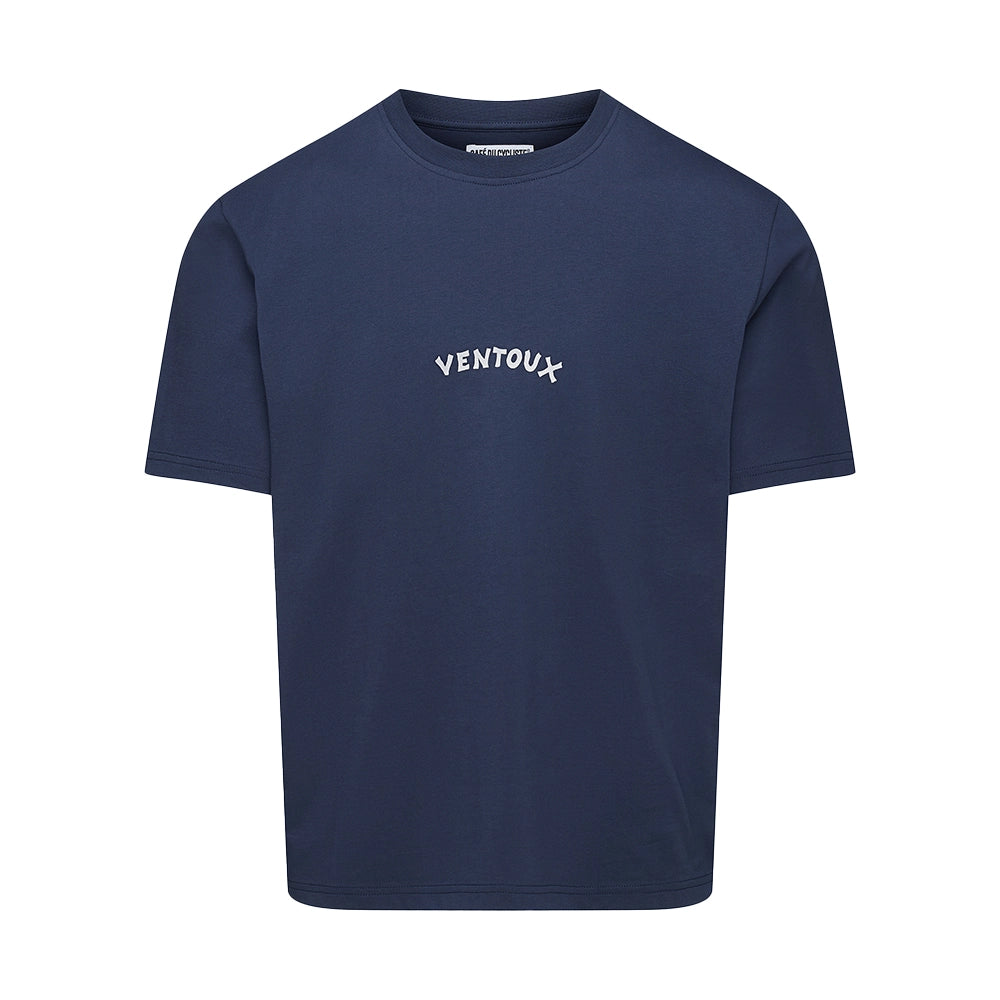 CAFE DU CYCLISTE Col Ventoux T-shirt - Navy-Jerseys-