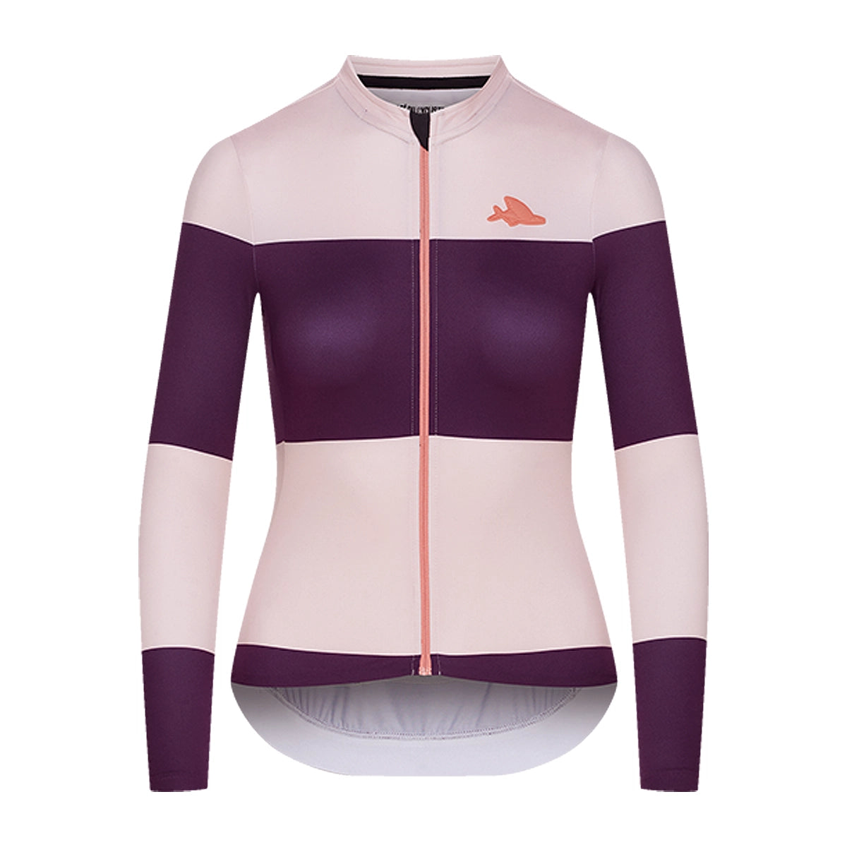 CAFE DU CYCLISTE Constance Women Midweight Long Sleeve Jersey - Quetsche Rosa