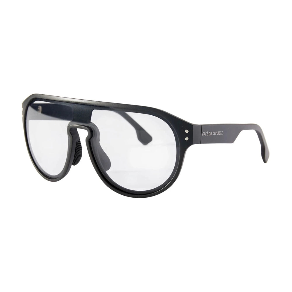 CAFÉ DU CYCLISTE Eyewear Gabin - Black Frame Grey Photocromic Lens-Eyewear-3700955380826