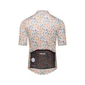 CAFE DU CYCLISTE Fleurette V2 Jersey - Chanterelle Chalk-Jerseys-