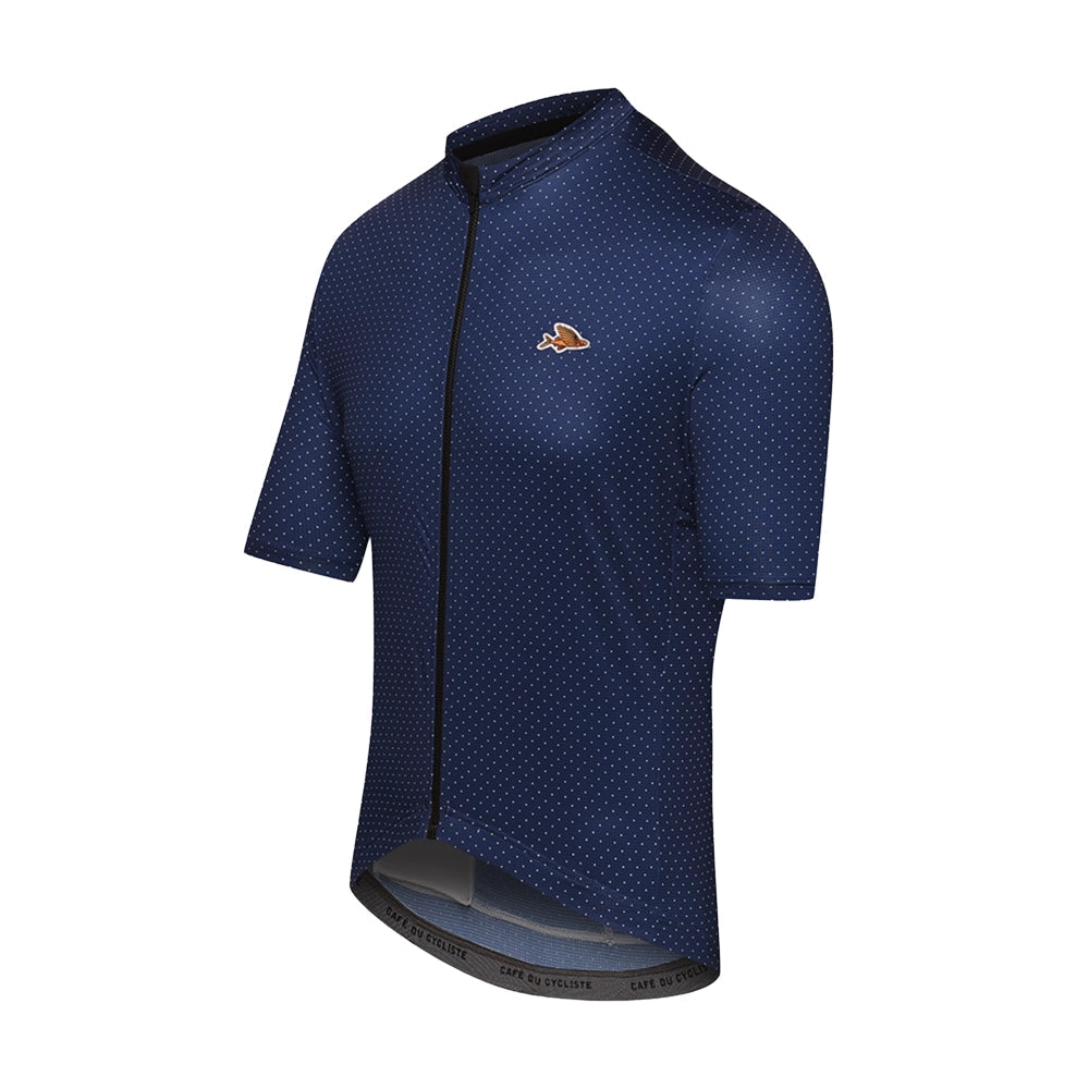 CAFE DU CYCLISTE Fleurette V2 Jersey - Navy-Jerseys-