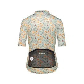 CAFE DU CYCLISTE Fleurette V2 Women's Jersey - Chanterelle Agave-Women Jerseys-