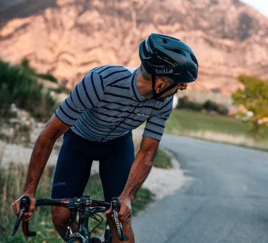 CAFE DU CYCLISTE Francine Jersey - Marine Navy-Jerseys-