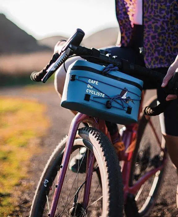 CAFE DU CYCLISTE Handlebar Bag - Blue-Handlebar Bags-3700955348970