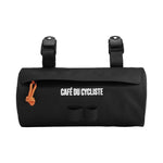 CAFE DU CYCLISTE Handlebar Pouch Bag - Black-Handlebar Bags-37661769