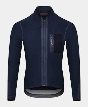 CAFE DU CYCLISTE Ingrid Long Sleeve Jersey - Navy-Long Sleeve Jerseys-