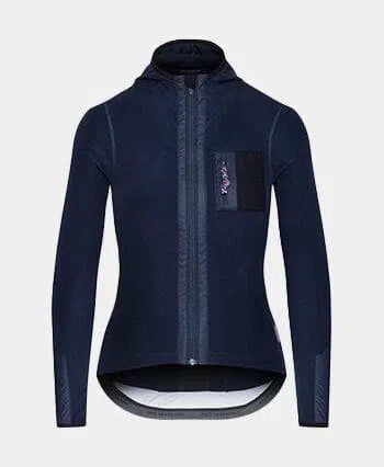 CAFE DU CYCLISTE Ingrid Long Sleeve Women Jersey - Navy-Women Long Sleeve Jerseys-