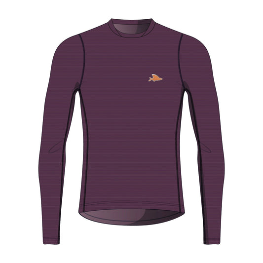 CAFE DU CYCLISTE Judith Long Sleeve Base Layer - Quetsche