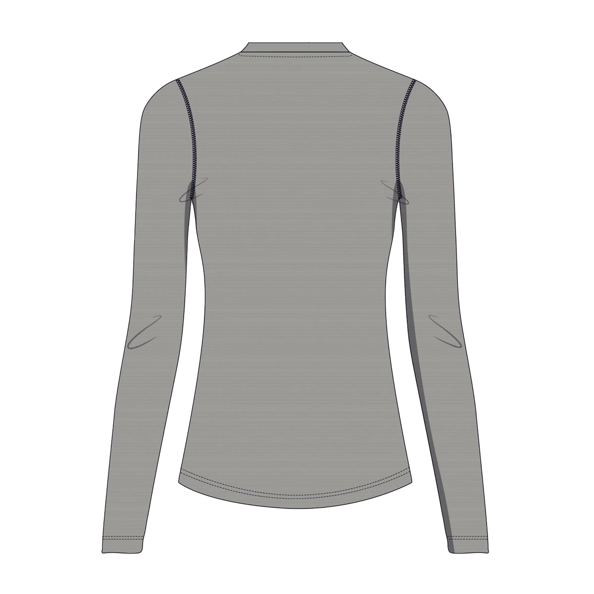 CAFE DU CYCLISTE Judith Long Sleeve Women Base Layer - Mountain Fog