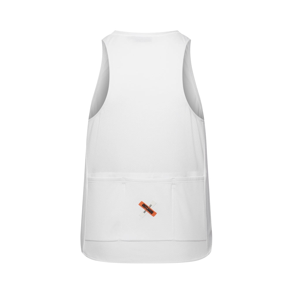 CAFE DU CYCLISTE Julia V2 Technical Training Women Top - White-Women Jerseys-