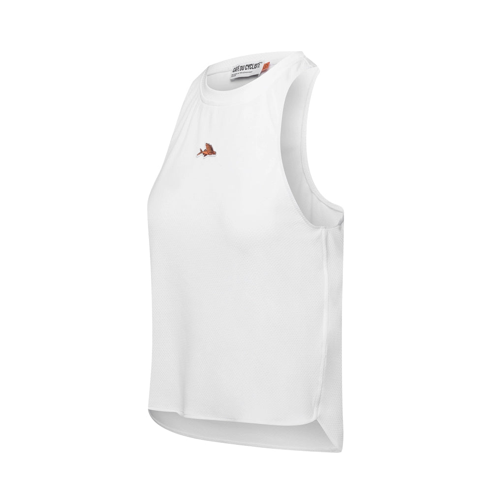 CAFE DU CYCLISTE Julia V2 Technical Training Women Top - White-Women Jerseys-