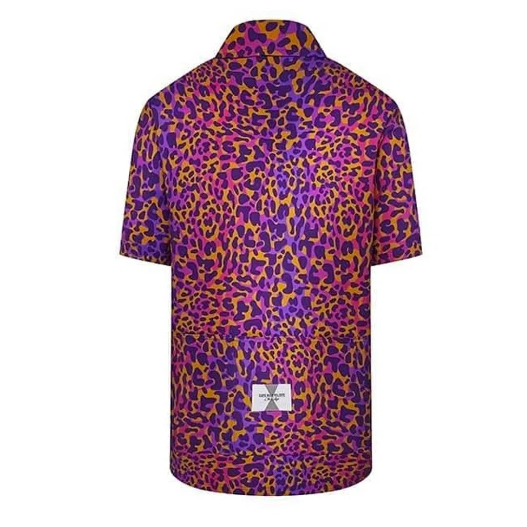 CAFE DU CYCLISTE Laureline Gravel Jersey - Leopard-Jerseys-