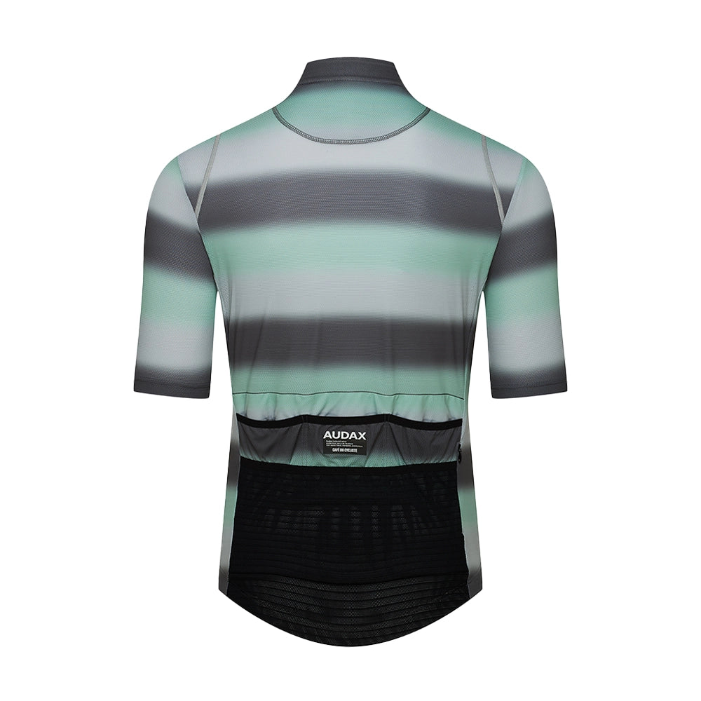 CAFE DU CYCLISTE Mona Cycling Jersey - Athracite Agave-Jerseys-