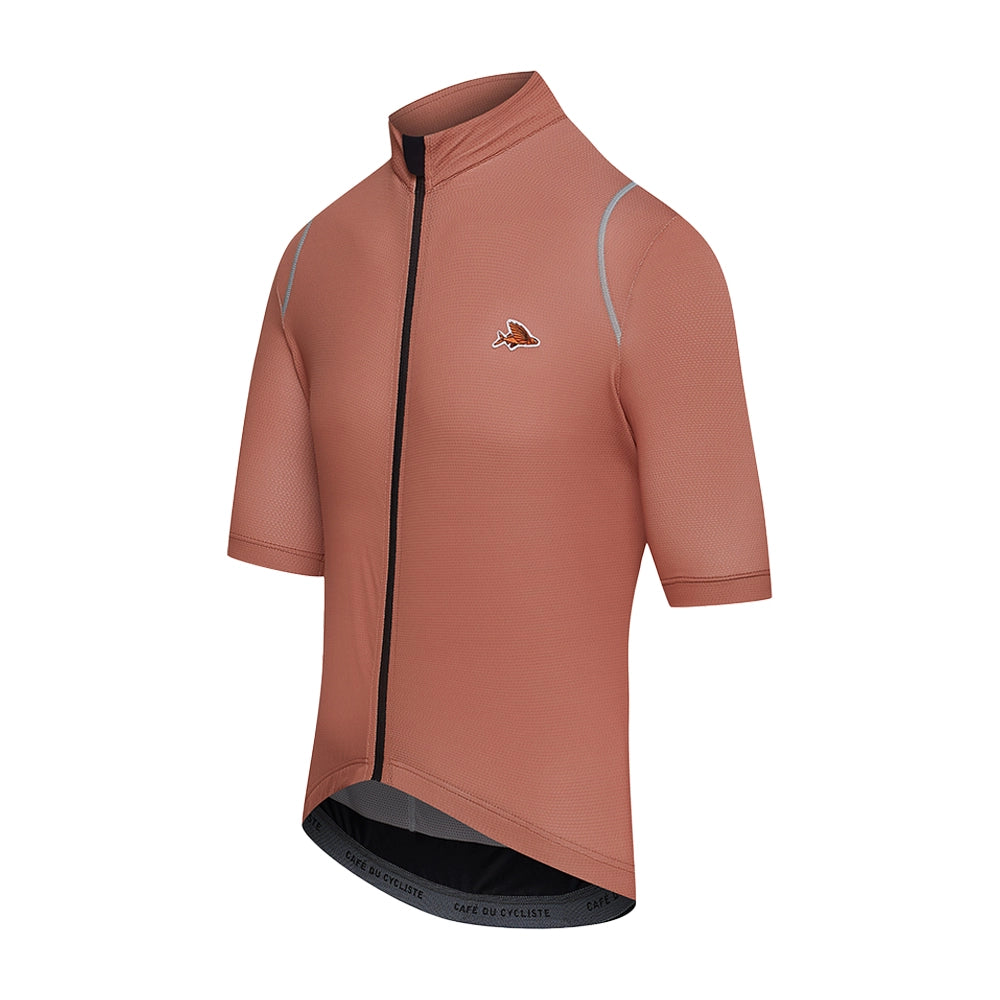 CAFE DU CYCLISTE Mona Cycling Jersey - Cashew-Jerseys-