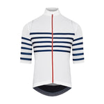 CAFE DU CYCLISTE Mona Cycling Jersey - White Classic-Jerseys-