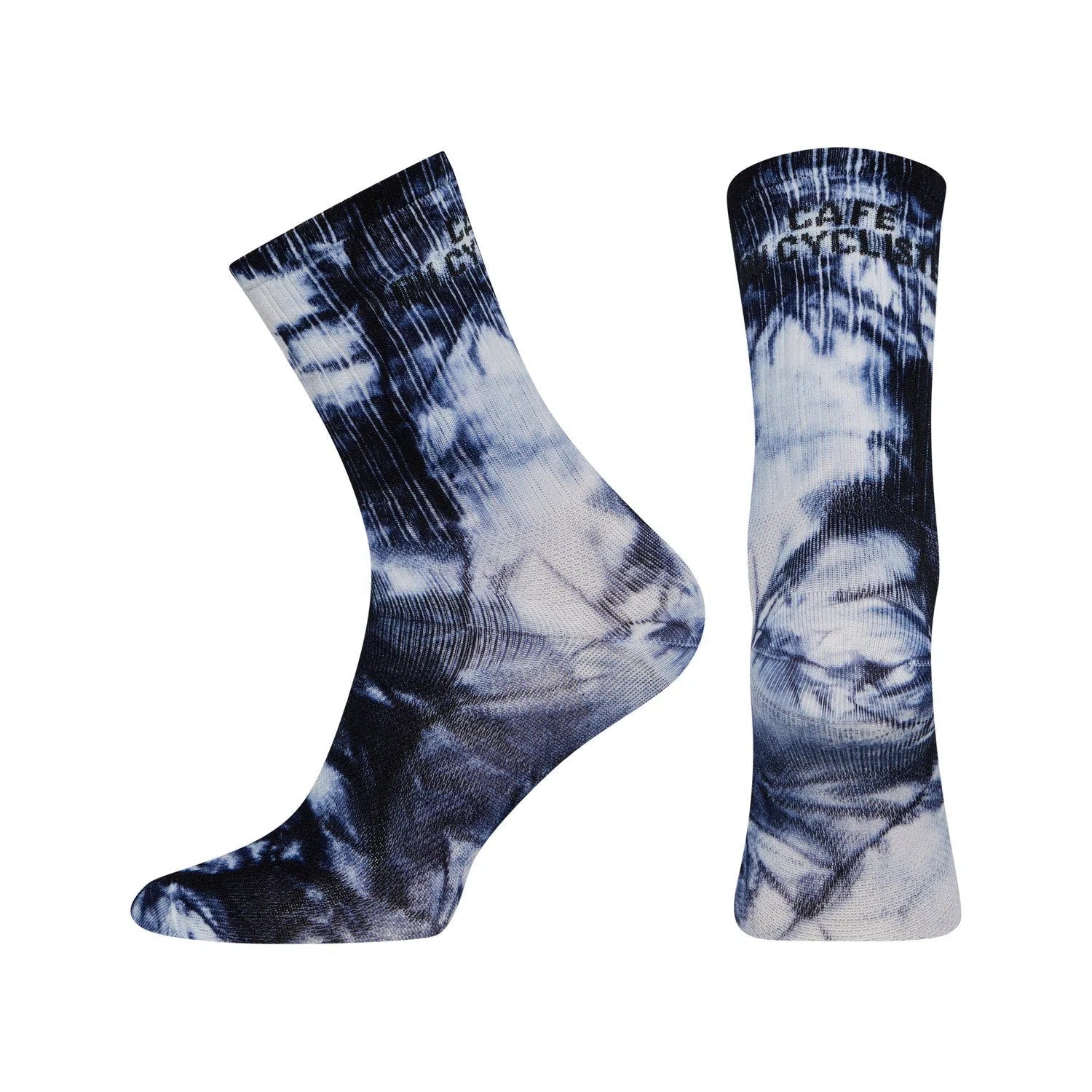 CAFE DU CYCLISTE Tie Dye Socks - Navy-Cycling Socks-3700955370711