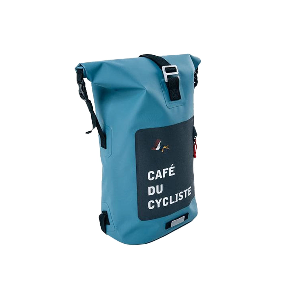 CAFE DU CYCLISTE Waterproof Backpack - Blue-Backpacks-3700955348987