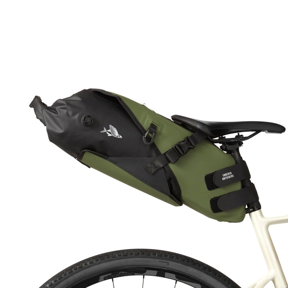 CAFE DU CYCLISTE Waterproof Bike Packing Saddle Bag - Khaki-Saddle Bags-3700955398166