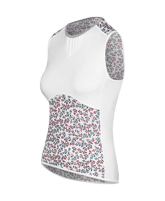 CAFE DU CYCLISTE Cecilia Sleeveless Mesh Baselayer - Groseille Default Cafe Du Cycliste 