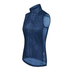 CAFE DU CYCLISTE Women Petra Gilet - Peacock Blue-Gilets-