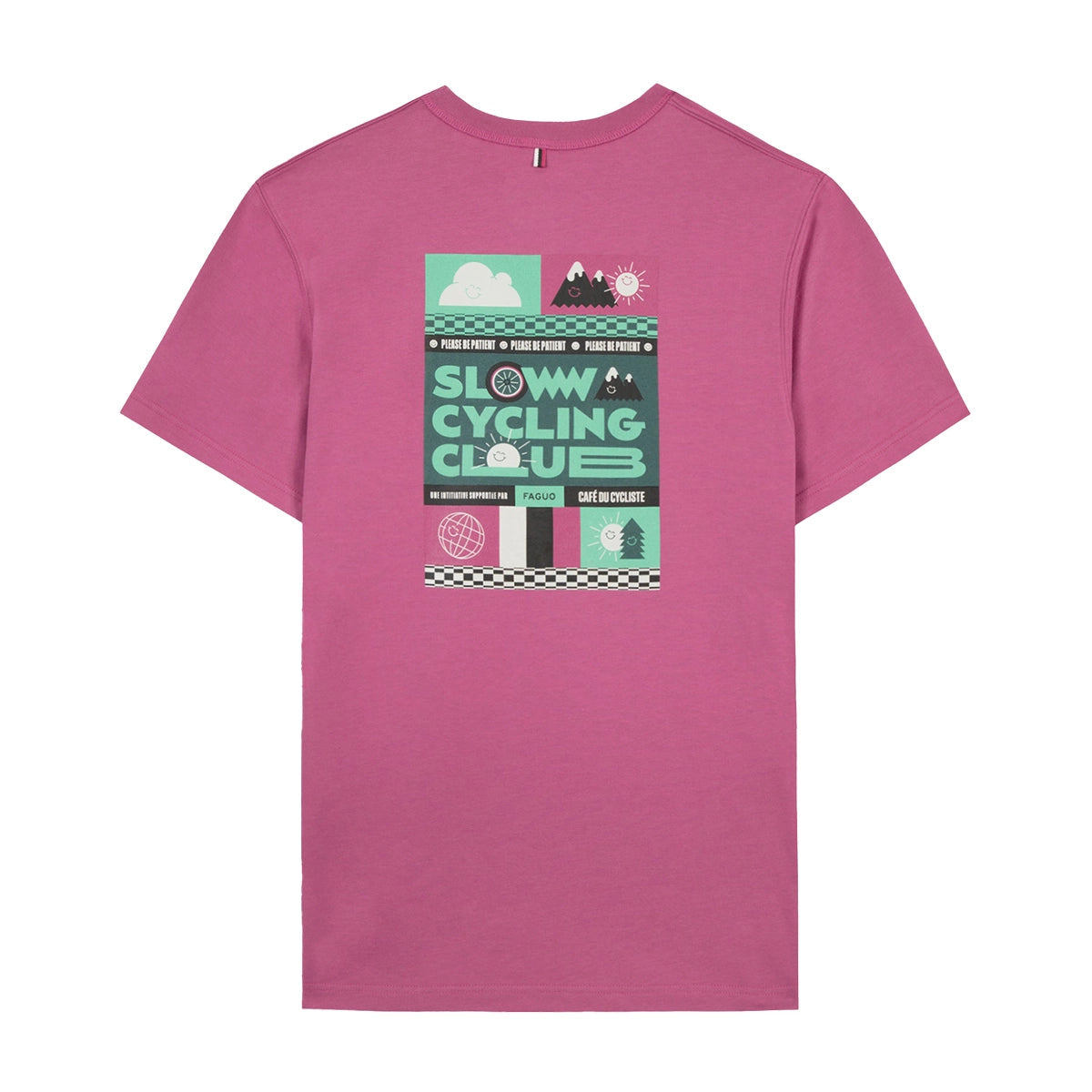 CAFE DU CYCLISTE X FAGUO Lugny Tshirt - Slow Pink