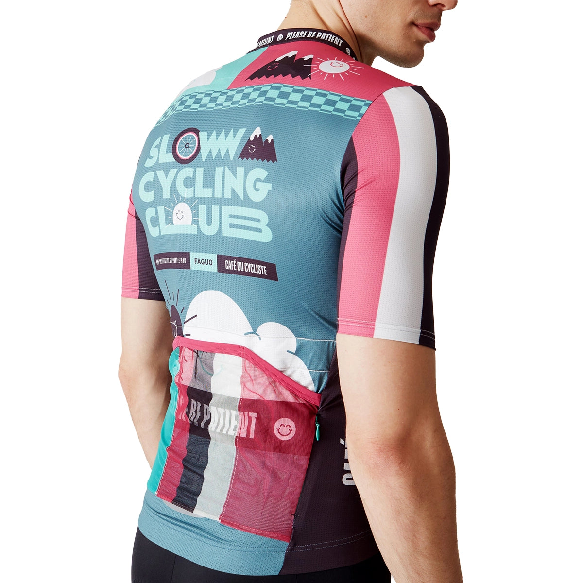 CAFE DU CYCLISTE X FAGUO Marius Cycling Jersey - Slow Black