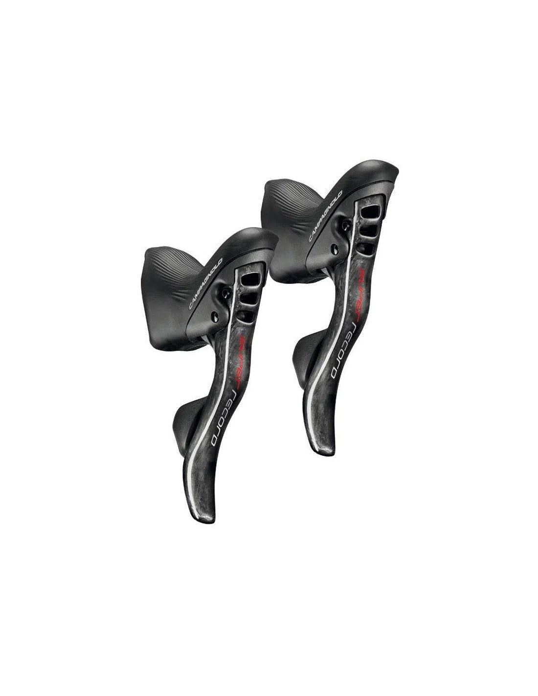 CAMPAGNOLO Super Record Ergopower 2x12s Shifters/Levers - Black-Shifters-8053340450129