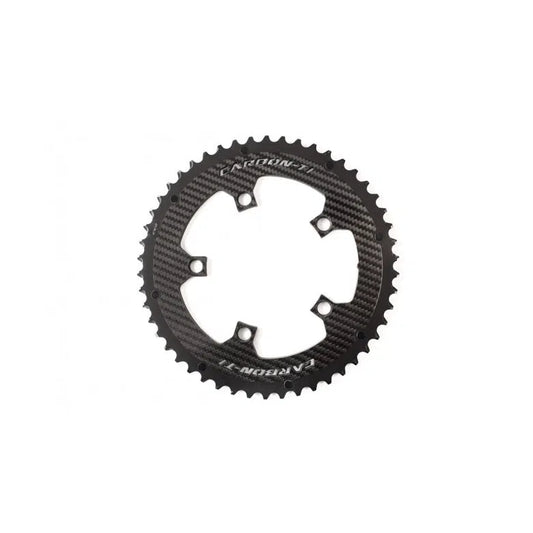 CARBON TI Chainring XCarboRing EVO 5 Arm LK 110 Outer Ring 50T - Carbon-Chainrings-8052286963878