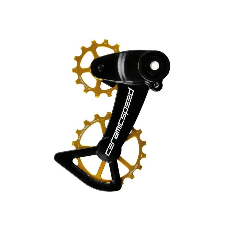 CERAMICSPEED OSPW X SRAM ALTERNATIVE EAGLE AXS CERAMIC PULLEY - GOLD COATED-Pulleys-5711050068906