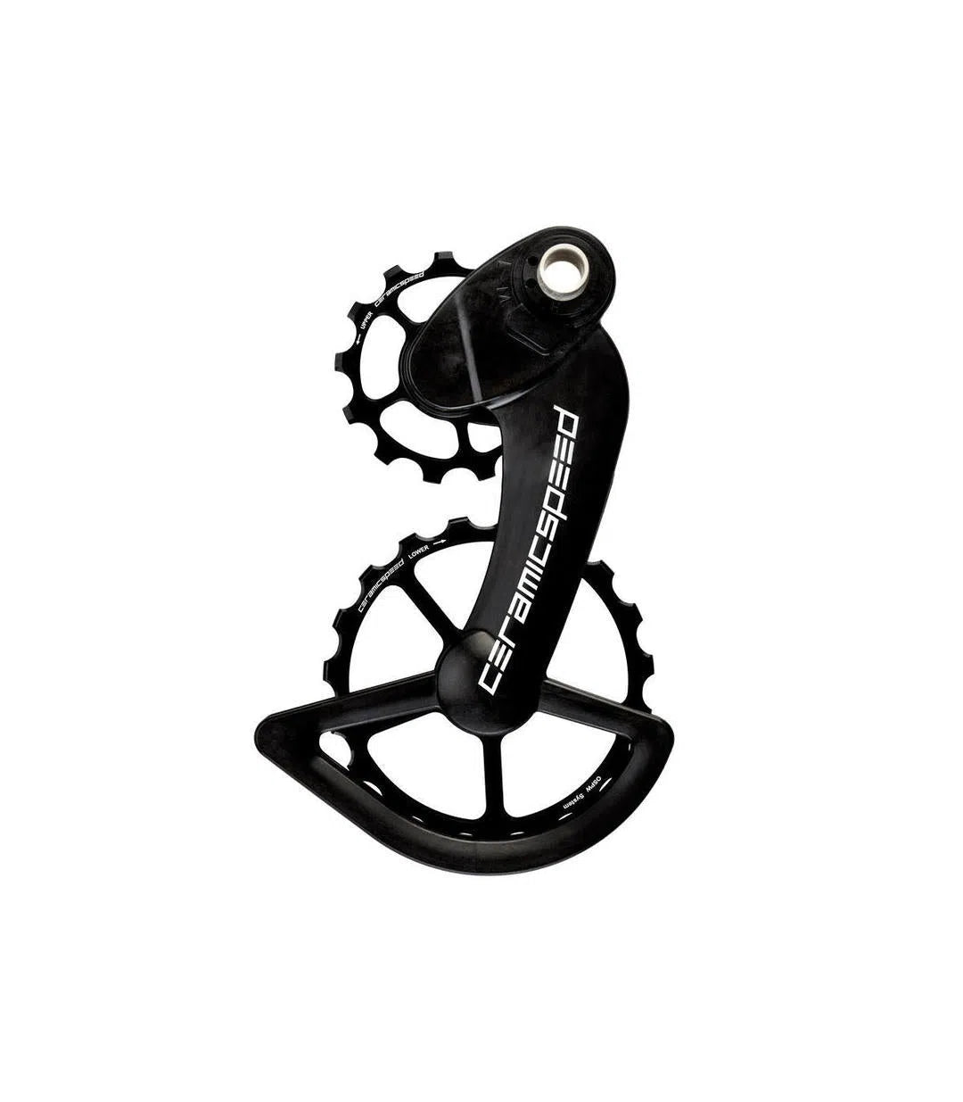 CERAMICSPEED Oversized Pulley CAMPAGNOLO 12s. Coated - Black-Pulleys-33511302