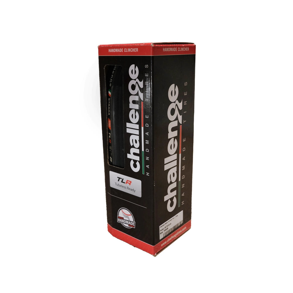 Challenge Strada TLR Road Tyre - Black-Road Tyres-8855627005486