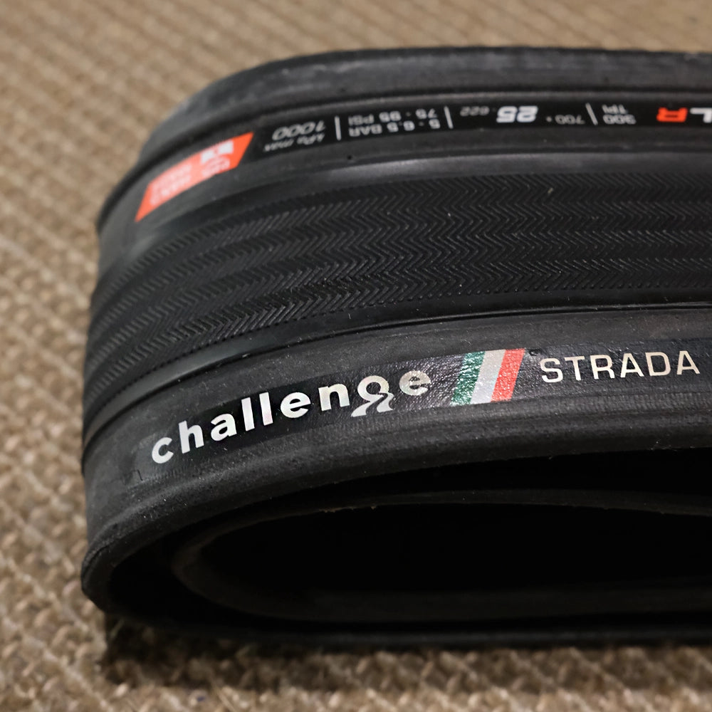 Challenge Strada TLR Road Tyre - Black-Road Tyres-8855627005486