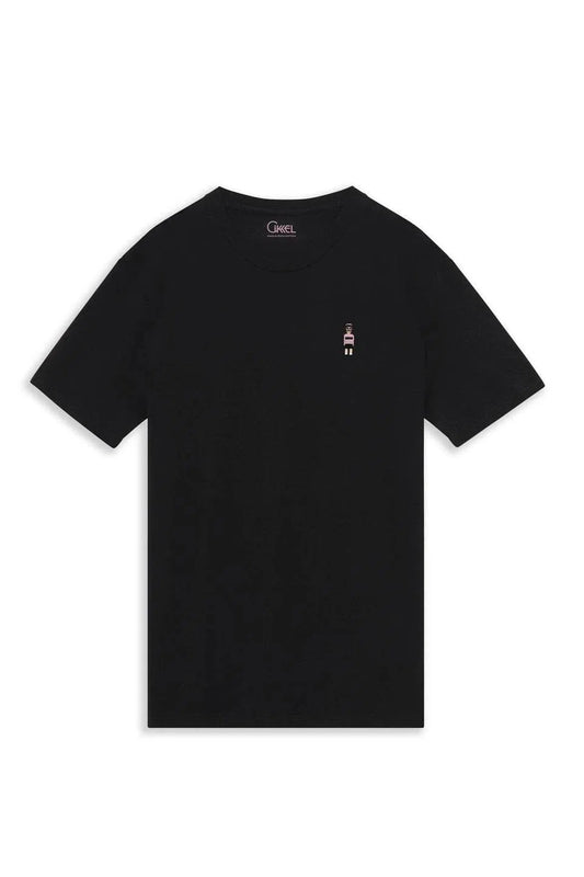 CIKKEL Maglia Rosa T-shirt - Black