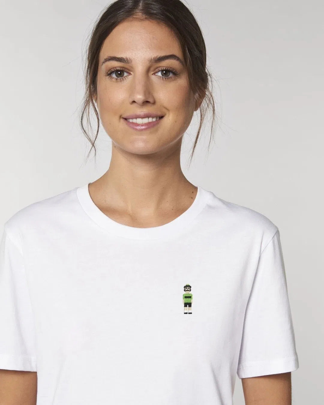 CIKKEL The Green Jersey Tshirt - White-T-Shirts-