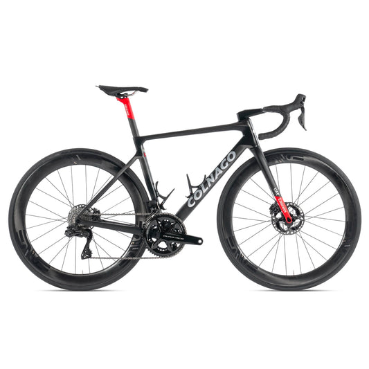 COLNAGO V4RS Disc Complete Bike Road Shimano Dura Ace R9200 - Black Red UAE-Complete Road Bikes-